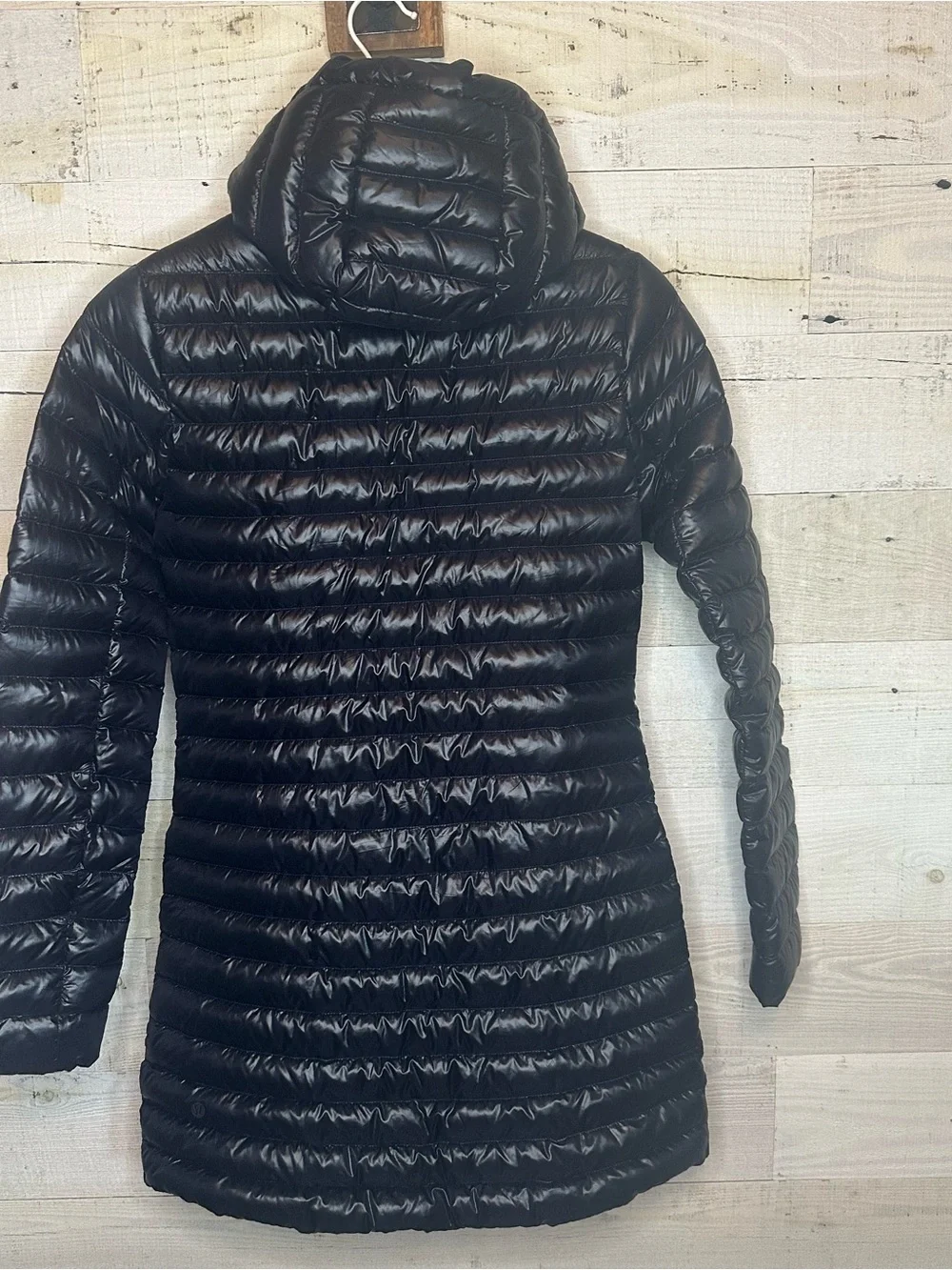 Lululemon Pack It Down Long Jacket *Shine Black 4